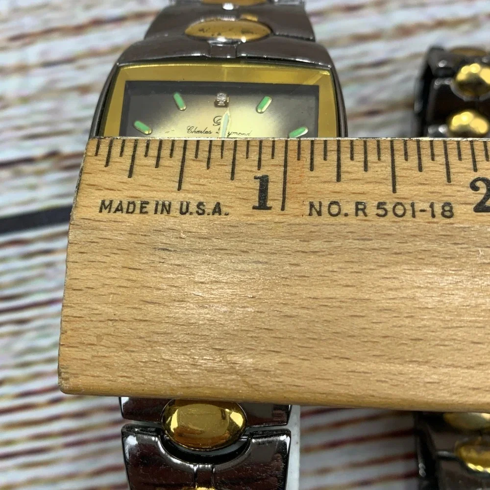 Charles Raymond His & Hers Matching Watch‎ Set Stainless Steel Japan Movement
